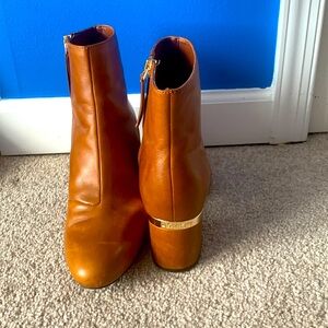 Excellent condition DKNY cognac ankle boots